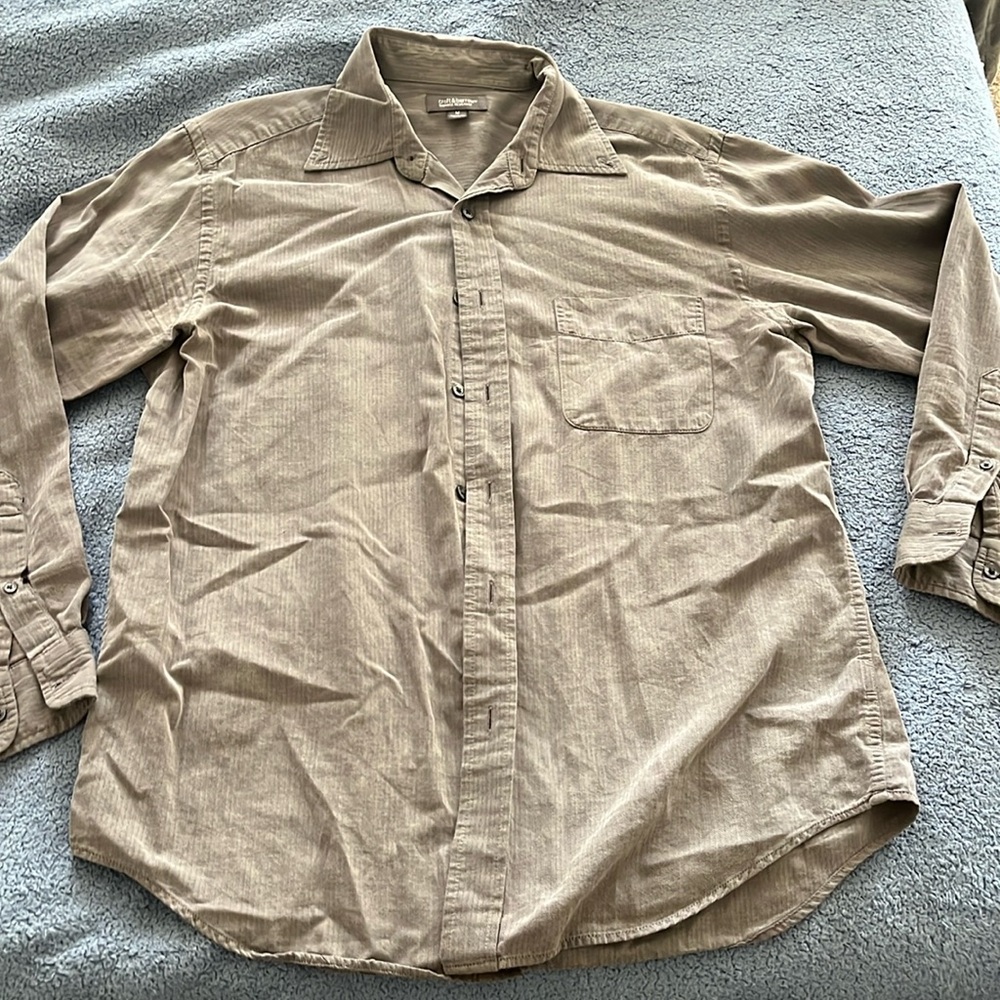 CRAFT & BARROW long sleeve dress shirts grey
